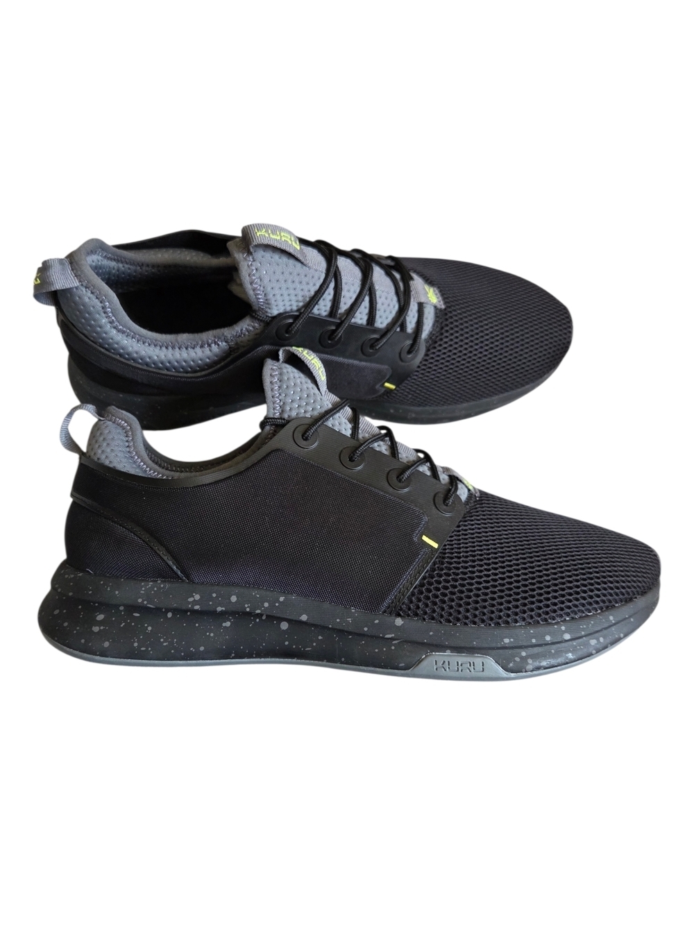 KURU Atom Men’s Black Athletic Lace-Up Sneakers 13